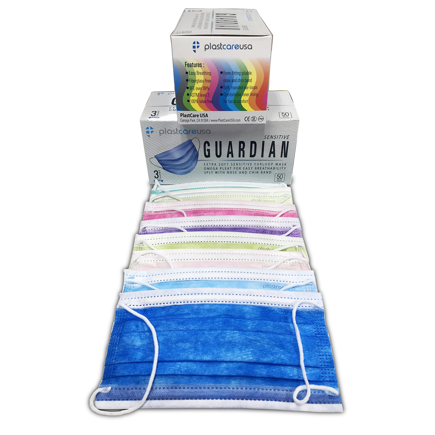 4-Ply ASTM Level3 Disposable Surgical Masks - Image 2