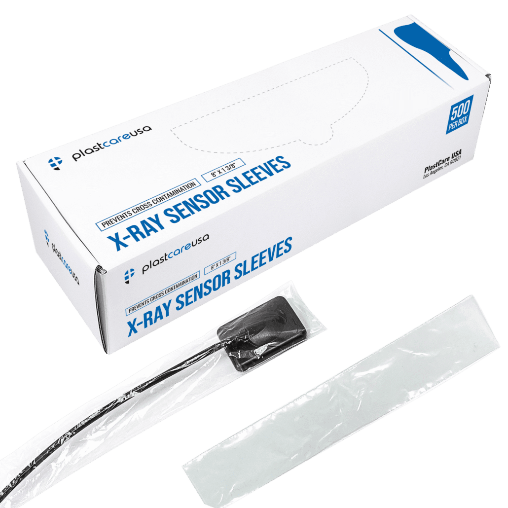 thumbnail image 2 of Digital X-Ray Sensor Sleeves 2.5 X 10' - 500 Count Box | Tear-Resistant Protective Barriers For Dental Sensors 2 of 11